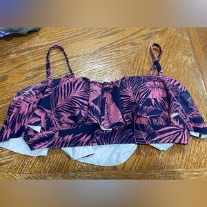 Target Bandeau Ruffle Bikini Top